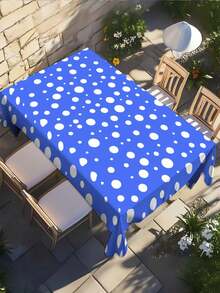1pc Rectangular & Round Polyester Outdoor Tablecloth, Abstract Vintage Pattern, Farmhouse Style, Decor Tablecloth For Home, Kitchen, Dining, Party, Holiday, Gift, Indoor & Outdoor, All Seasons - Multicolor - View 5