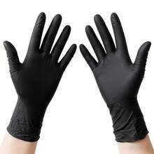 K-MART Guanti Monouso In Nitrile Neri – 100 Pezzi, Taglia Small – Senza Lattice, Senza Polvere, Ambidestri – Per Uso Medico, Alimentare, Estetisti, Tatuatori - 5