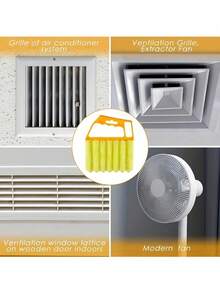 1个可重复使用的窗户和百叶窗清洁刷，带可水洗除尘掸 - 轻松清洁百叶窗、通风口、百叶窗叶片和狭窄空间，可机洗，适用于家庭、浴室和厨房表面 - A - 查看 7