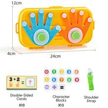 Early Educational Montessori Math Toys, Finger Counting Toys For Preschool Kids 3-6 Years Old, Mathematic Learning Aids For Kindergarten, Develop Thinking And Concentration - Multicolor - View 12