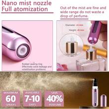 1/5/10pcs Portable Mini Refillable Perfume Atomizer Bottle, Travel Size Refillable Perfume Refill Bottle - Perfume Atomizer Refillables, Scent Pump Case,  5 Ml Small Perfume Spray - 1 Item - View 7