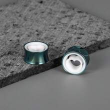 2 chiếc khuyên tai hình sừng hai tông màu bằng thép không gỉ, trang sức xỏ khuyên cơ thể không gây dị ứng, trang sức thiết kế Cyberpunk dành cho nữ. - tròn - Xem 32