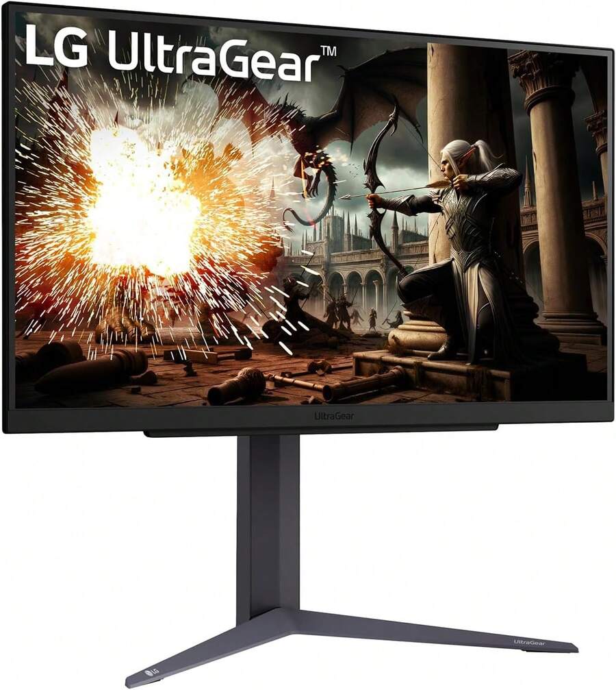LG 27 UltraGear QHD 1440P 180Hz 1ms G-Sync Compatible IPS Gaming Monitor - 黑色 - 查看 1
