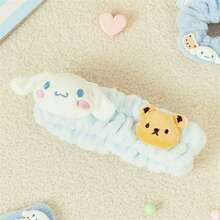 SANRIO 1/可爱Hello Kitty Kuromi肉桂卷蝴蝶结小动物洗脸发箍，卡通3D发箍，适合洗脸、沐浴、SPA，ins风美颜发箍，适合浴室、化妆、情人节、婚礼、生日礼物、母亲节、旅行配件 - 卡通 - 查看 8