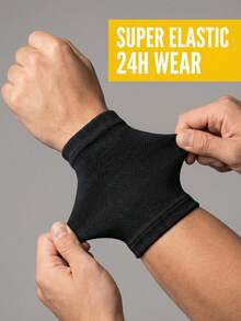 Wrist Compression Sleeve, Wrist Support Brace, Wrap-Around Compression Wrist And Thumb Support Glove, Fitness Accessories, Joint Support Wrist Brace, Nylon Wrist Wrap, Elastic Sports Wrist Guard, Wrist Protection For Golf, Basketball, Volleyball, Breathable, Sweat-Absorbent, Durable, Suitable For Birthday, Mother's Day, Father's Day And Other Holidays As Gifts - A - 查看 5