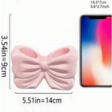 Hộp đựng bút hình nơ xinh xắn - Hộp đựng cọ trang điểm và đồ dùng văn phòng để bàn, hộp đựng cọ trang điểm thanh lịch, phù hợp cho các bạn nữ, học sinh và phụ nữ để trang trí sáng tạo, trang trí nghệ thuật cơ thể, đồ dùng văn phòng, hộp đựng bút đa chức năng để bàn, hộp đựng cọ trang điểm; Quà tặng sinh nhật, quà tặng tiệc tùng, quà tặng ngày Valentine, trang trí phòng trang điểm, túi đựng mỹ phẩm, vật dụng cần thiết khi đi du lịch - Nhiều màu - Xem 7