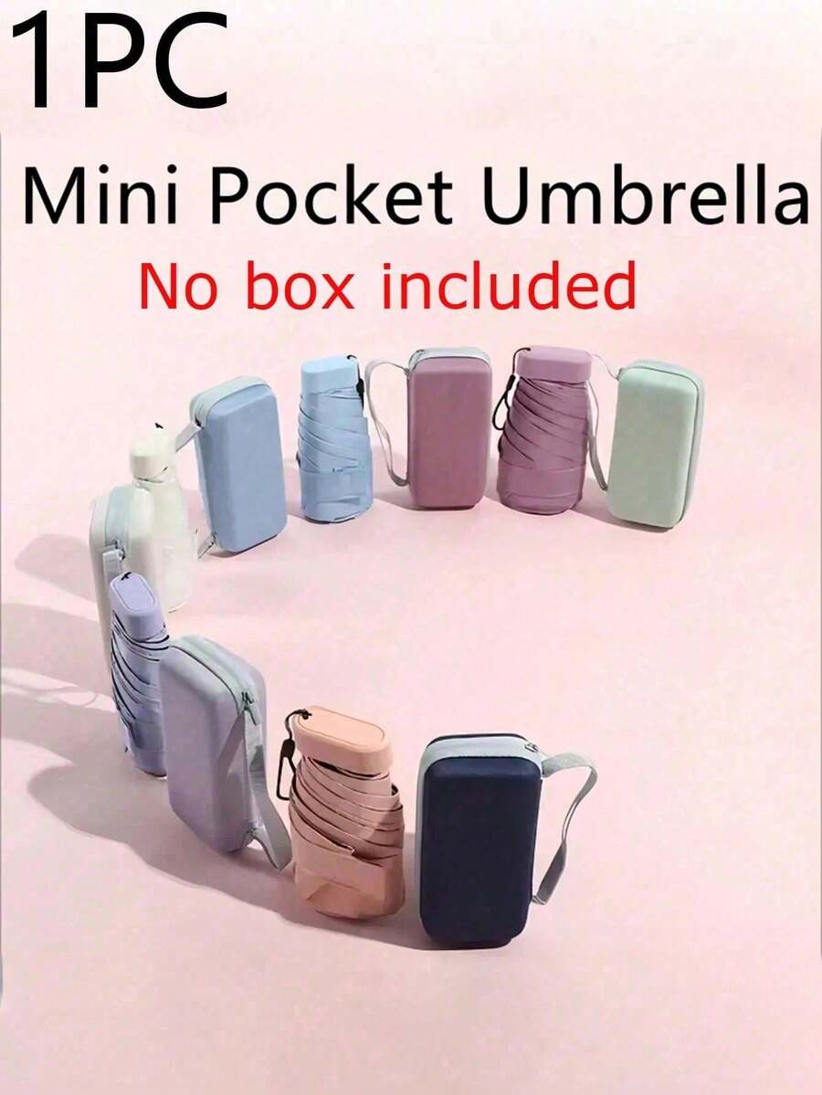 1 chiếc ô mini bỏ túi, ô gấp gọn, ô gấp 5 lần, chống mưa và chống nắng, ô du lịch mini chống thấm nước di động, ô che nắng, ô dù nữ, ô siêu nhẹ gấp 6 lần 2 trong 1, ô du lịch mini, ô che nắng gấp gọn, chống tia UV 99%, cần thiết cho mùa xuân và mùa hè, quà tặng cho phù dâu, trong nhà, bãi biển, du lịch, nam và nữ, kỳ nghỉ, phụ kiện dễ thương, quà tặng Ngày của Mẹ, trang trí phòng ngủ, sân vườn, trang trí nhà bếp, mùa hè, bãi biển, trang trí trong nhà, đồ chơi mềm, lễ tốt nghiệp - Không có vỏ - Xem 1