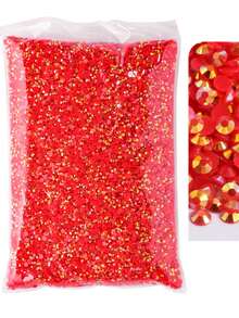 10000颗果冻AB 3树脂非热熔水钻平底树脂水晶亮片大包装 - 彩色 - 查看 20