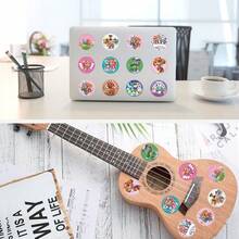 500 pezzi/rotolo Adesivi graffiti carini di Paw Patrol, adesivi decorativi fai-da-te per skateboard, telefono, laptop, frigorifero, impermeabili - Multicolore - Visualizzare 7