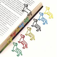 20/50pcs Colorful Metal Animal Shaped Paper Clips, File Document Binder Clips, Assorted Styles, Suitable For Office, School, Home, Kitchen, Store - Multicolor - View 6
