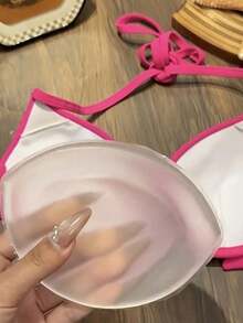 1 Cặp băng dán nâng ngực trong suốt, vô hình - Giúp vòng một đầy đặn tức thì, thích hợp cho đồ bơi, bikini và đồ đi biển. - Trong sáng - Xem 6