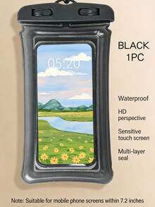 1/2/3pcs Universal Waterproof Phone Case, 3D Waterproof Phone Protective Cover, Phone Waterproof Pouch, Essential For Travel, Beach, Pool, Cruise, Compatible With IPhone/Galaxy, Prevents Phone Water Damage - Multicolor - View 6