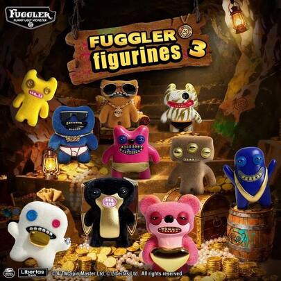  ZURU Fuggler Funny Ugly Monster Plush Toys And Keychains, Suitable As Ornaments Or Decorative Items.
