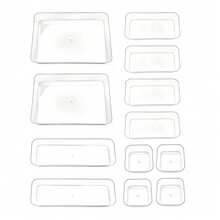 12/7/4/1 件装透明抽屉盒，带隔层的化妆品收纳盒，适合存放化妆品、办公用品和日常用品，是送给女士的理想夏季礼物，也可作为房间装饰。 - 查看 14