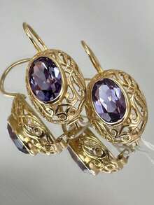 1 Pair Romantic Cubic Zirconia Earrings, Designed For Women, Suitable For Weddings, Engagements, Anniversary Parties, Valentine's Day Gifts - 1# - View 4