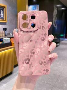 1 pieza de funda para teléfono a prueba de golpes con estampado de leopardo rosa compatible con Apple/Galaxy/Infinix/Redmi/OPPO/VIVO/Realme, teléfonos móviles, bolsos, accesorios para móviles, fundas para teléfonos, decoración de interiores, accesorios, fundas transparentes para teléfonos, verano, correas para teléfonos, fundas para teléfonos de hombre, fundas negras para teléfonos, fundas rosas para teléfonos, funda para móvil para hombre, funda para móvil para mujer, protección para teléfonos móviles, accesorios de playa, regalos de fresa, cubiertas protectoras para teléfonos. - Estilo (1 pieza) - Ver 5