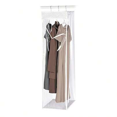 Whitmor  - Bolsa para Colgar Ropa Transparente Bolso de Trajes Colgantes Transparente Una Talla 1