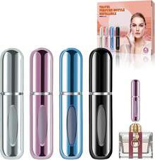 1/5/10pcs Portable Mini Refillable Perfume Atomizer Bottle, Travel Size Refillable Perfume Refill Bottle - Perfume Atomizer Refillables, Scent Pump Case,  5 Ml Small Perfume Spray - 1 Item - View 1