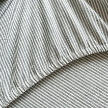 1 bộ ga trải giường kẻ sọc tối giản 100% cotton, phù hợp cho mọi mùa (không bao gồm vỏ gối) - Nhiều màu - Xem 6