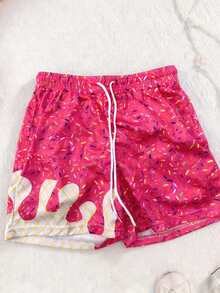 Boys' And Girls' Shorts, B-L101 Ice Cream Color Scheme, Casual Style For Spring And Summer, Suitable For Everyday Wear, Birthday Or Holiday Gifts. - Style5 - View 1