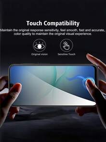 3pcs Anti Peeping Tempered Glass Film 9H Hardness Full Coverage Explosion-Proof Scratch Resistant Anti Spy Phone Screen Protector Compatible With Samsung Galaxy S26 Ultra S25 S24 FE S22 A57 A56 A55 A17 A07 A06 A16 A26 4G 5G/Compatible With Xiaomi 15T 14T Poco Note 14 13 4G 5G Office/Subway Privacy Protection No Bubble Easy To Install Protective Film Does Not Support Fingerprint Recognition - Black - View 6