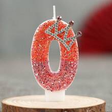 1pc Red Princess Crown Shaped Birthday Candle - Red Princess Crown CQ - View 3