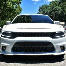 For 2015-23 DODGE CHARGER RT SCAT PACK SRT STYLE Front Upper + Lower Grille Kit - Default - View 6