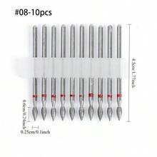 Diamond Nail Drill Bit Set, Suitable For Nail Drill, Electric Nail File, Professional Tungsten Carbide Drill Bits, Applicable For Acrylic Gel Nails, Home Nail Salon Use - Multicolor - View 12