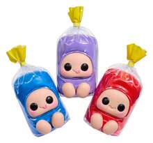 MGA Entertainment 兵州市场曲奇三明治、好时巧克力之吻、冰淇淋管、布雷耶冰淇淋管、Jolly Rancher硬糖、Peeps棉花糖兔、甜甜圈系列，盲盒毛绒娃娃收藏品，限量版娃娃礼品，适合所有年龄段，每系列包含3个收藏品 - 彩色 - 查看 8