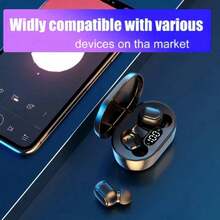 E7S TWS True Wireless Bluetooth Earphones With Control Function, Sports Earphones With Microphone, Music Earphones Suitable For All Smartphones - View 8