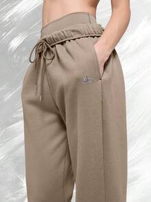 Pantalón de chándal de pierna recta Accolade - Grava - Ver 4