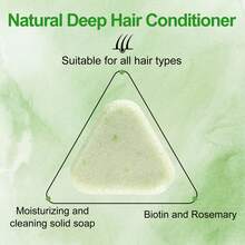 120g Usmangrass & Cypress Scented Shampoo Bar, Made With Natural Plant Extracts, Deep Cleanses Scalp, Helps Prevent Hair Loss And Thinning, Promotes Thicker And Longer Hair. Produces Rich Lather, Easy To Rinse, Quickly Removes Scalp Impurities, Reduces Greasiness And Odor, With A Fresh Summer Fragrance. Non-Drying, Suitable For All Hair Types. - 120g/4.232oz - View 9