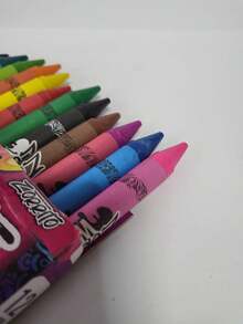 CRAYONES DE CERA JUMBO 12 PIEZAS CUERPO REDONDO ZORRITO BOCETTO - CRAYONES JUMBO - Ver 7