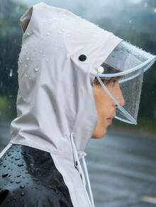 1件女款拼色雨衣套裝，中性雨夾克與雨褲，附可拆卸連帽、大口袋，透氣防風全身雨衣，適合戶外徒步、騎行、登山，便攜防風雨衣，100%超防水字母印花兩件式雨衣，全身防水雨衣，女款加厚連帽雨夾克，慢跑兩件套，加厚防風防水雨衣，多功能戶外雨披，戶外旅行雨具，騎行旅行徒步雨衣 - 男款雨衣 - 查看 7
