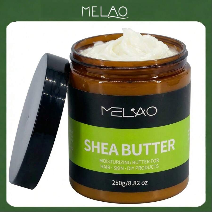 MELAO Shea Butter Moisturizing Cream - Intensely Nourishes Dry Skin, Suitable For Extremely Dry, Rough Skin On Body, Hands, Heels And Elbows - Green - View 1