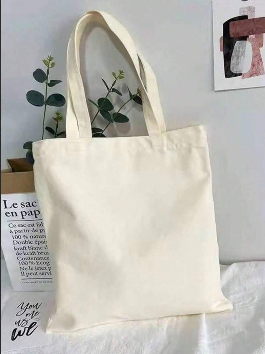 1/3/5 túi tote vải bố, túi mua sắm trơn, túi đựng đồ tạp hóa đa năng thời trang có thể tái sử dụng, quà tặng hội nghị, thiết kế DIY, phong cách tối giản thanh lịch, quà tặng đám cưới cho phù dâu, ba lô học sinh, quà tặng tựu trường và quà tặng giáo viên, quà tặng Ngày của Cha - Nhiều màu - Xem 1