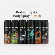 Axe Men's Body Spray Deodorant Mixed Scents Long Lasting Fresh Scent Daily Use 150ml Pack Of 6 - Sandalwood - 查看 2