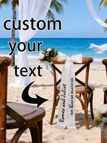Pita Nama Pengiring Pengantin Kustom Ukuran 200*8cm, Pita Pernikahan yang Dipersonalisasi, Pita Dekorasi Buket Pengiring Pengantin, Pita Kustom Pesta Pengantin, Pita Dekorasi Warna Champagne, Dekorasi Pernikahan, Hadiah untuk Pengantin dan Pengiring Pengantin - MultiWarna - View 7