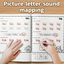Kids Blends & Digraphs Reading And Writing Activity Book - Find And Color, Picture Sorting, Spell Words, And Match Words To Pictures To Build Decoding Skills And Focus - Phonics Combinations and Dichotomy Workbook - View 1