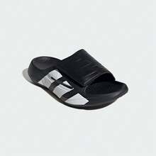 Adidas Dép lê thể thao và thường ngày LIGHTBLAZE SLIDESP dành cho nam và nữ - Đen và trắng - Xem 3
