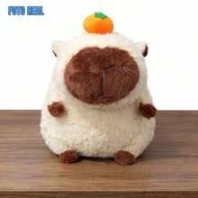 Capybara Children's Bag 22cm Plush Hypoallergenic With Compartment - Capybara Bag 22cm Pink - View 7