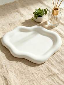 Khay đựng trang sức bằng nhựa ABS màu trắng - Giá đỡ trưng bày và lưu trữ trang sức thanh lịch, phù hợp cho bàn trang điểm, bàn làm việc văn phòng và trang trí tiệc. - Nhiều màu - Xem 9