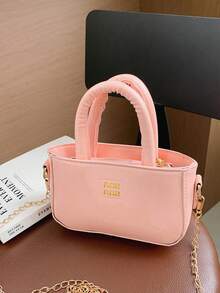 1pc This Stylish Solid-Color Mini Handbag With A Pu Zipper Closure Is Suitable For Various Occasions And Is Versatile Enough To Be Used Anywhere, Including Outdoors, For Play, Commuting, Etc. It'S The Perfect Gift For Teenagers. - Multicolor - View 11