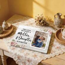 1 chiếc, "Tình yêu giữa mẹ và con gái là mãi mãi", Khung ảnh mẹ 8x10, Khung ảnh mẹ từ con gái, Quà tặng mẹ, Khung ảnh Ngày của Mẹ, Quà tặng mẹ con gái, Khung ảnh tình yêu giữa mẹ và con gái, Khung ảnh để bàn. - Mẹ - Xem 7