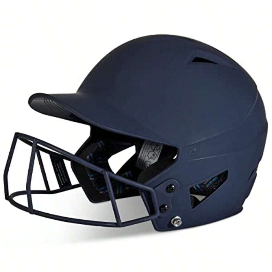 Champro HX Rise Fastpitch Batting Helmet with Facemask - Marino - Ver 1