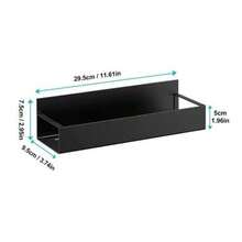 1/2 Magnetic Kitchen Storage Rack, No Punching Washing Machine Coffee Machine Storage Rack, Rust Proof Storage Basket, Sturdy And Durable, Preferred For Home Decoration, Suitable For Organizing Kitchens, Bathrooms, Washing Machines, Refrigerators, Reducing Clutter And Maximizing Vertical Space - Multicolor - View 14