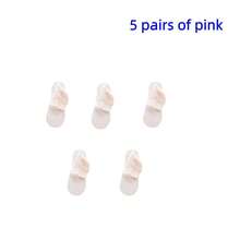 1/5 Pairs Women's Mesh Breathable Lace Spring Summer Short Socks - Black - View 9