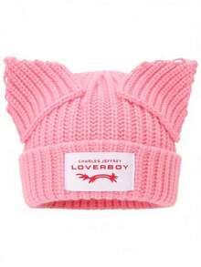 Mũ len thời trang tai lợn, mũ len mềm mại hai lớp ấm áp dành cho cả nam và nữ, 180g - Nhiều màu - Xem 28