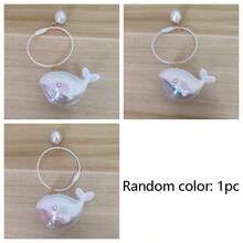 Mặt dây chuyền hình cá voi, mặt dây chuyền túi xách, mặt dây chuyền cá voi hoạt hình bằng nhựa, phụ kiện đôi, mặt dây chuyền ba lô - Nhiều màu - Xem 10