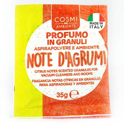 COSMI MILANO PRODOTTO PROFUMANTE IN GRANULI MADE IN ITALY, MULTIUSO PORTATILE PER ASPIRAPOLVERE E AMBIENTI INTERNI, IDEALE PER RINFRESCARE CASA, ARMADI, CASSETTI E BORSE, FORMULA A LUNGA DURATA, FACILE DA UTILIZZARE, CONFEZIONE COMPATTA, AROMA DELICATO CHE DIFFONDE GENTILMENTE IN OGNI SPAZIO DOMESTICO, ELEGANTE E FUNZIONALE PER TUTTE LE ESIGENZE DI PROFUMAZIONE QUOTIDIANA